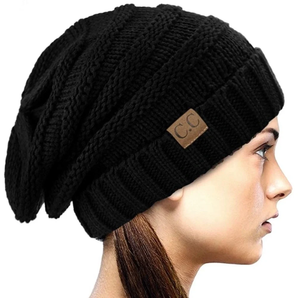 🖤 Black Woman’s Slouch Beenie hat *NWT* 🖤